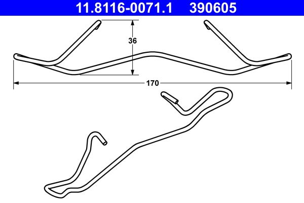 Spring, brake caliper -