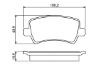 Brake Pad Set, disc brake VOLVO - 30671574, FORD - 1 426 143