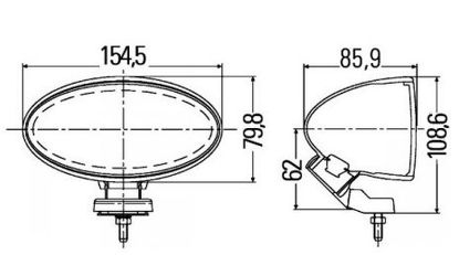 Front Fog Light Comet FF 100