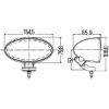 Front Fog Light Comet FF 100