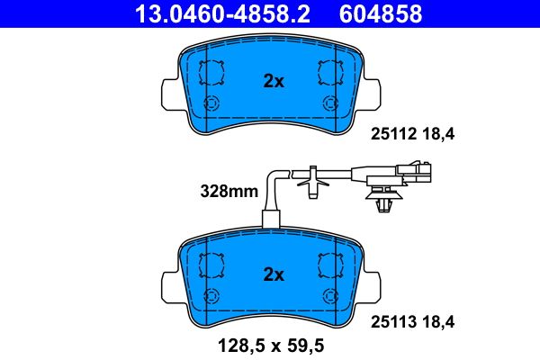Brake Pad Set, disc brake -