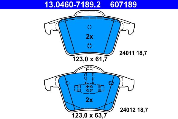 Brake Pad Set, disc brake -