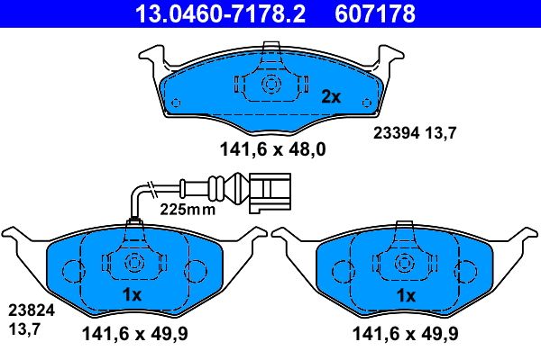 Brake Pad Set, disc brake -