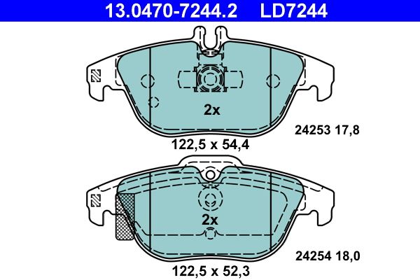 Brake Pad Set, disc brake -