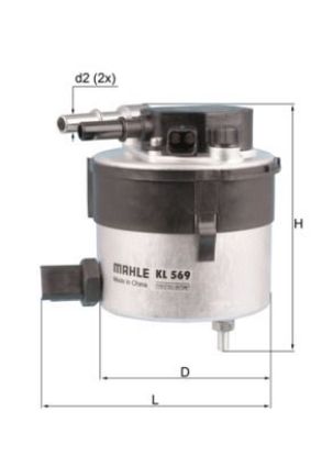 Fuel Filter FORD - 1 386 037, MAZDA - Y603-13-480