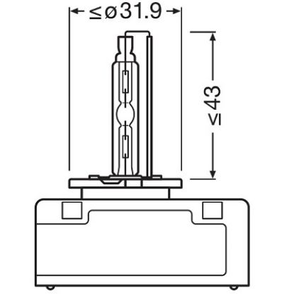 Bulb, spotlight D5S Xenarc Original