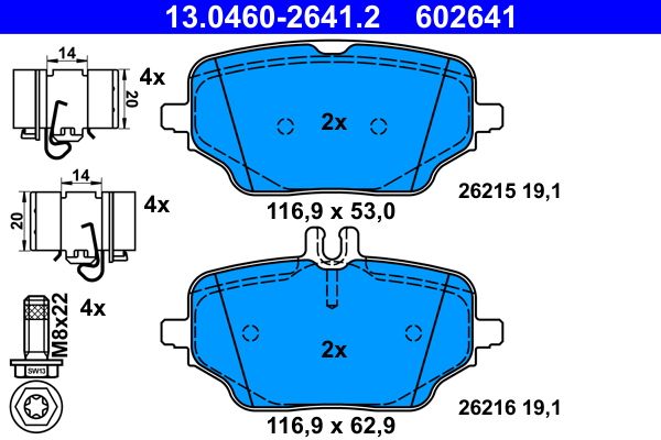 Brake Pad Set, disc brake -