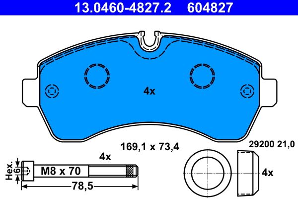 Brake Pad Set, disc brake -