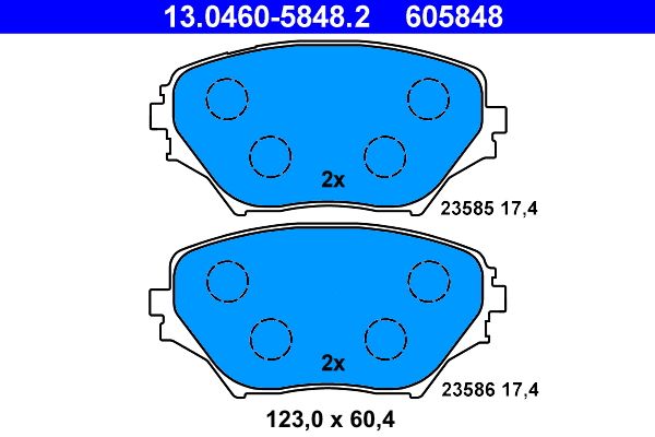 Brake Pad Set, disc brake -
