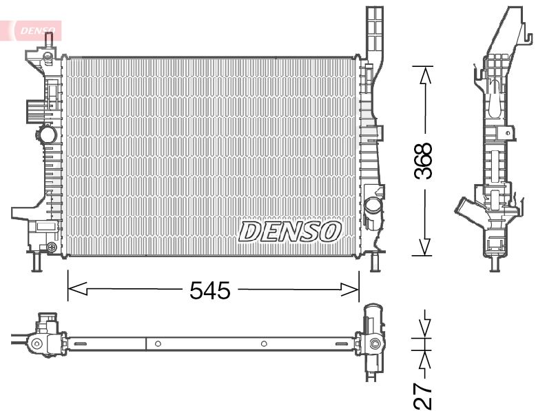 Radiator, engine cooling -
