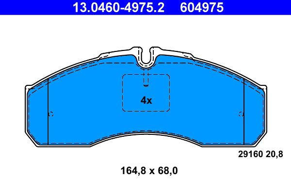 Brake Pad Set, disc brake -