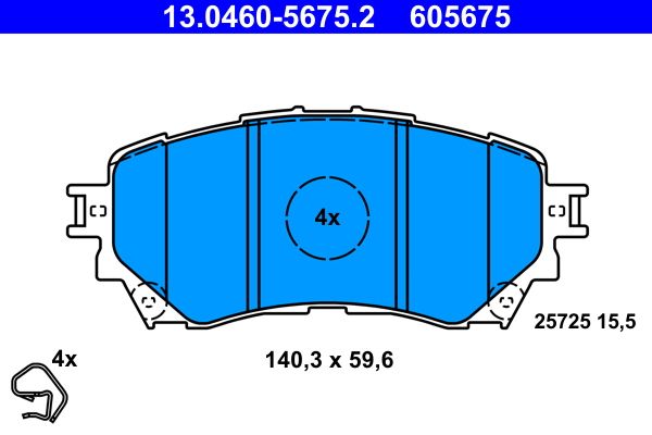 Brake Pad Set, disc brake -