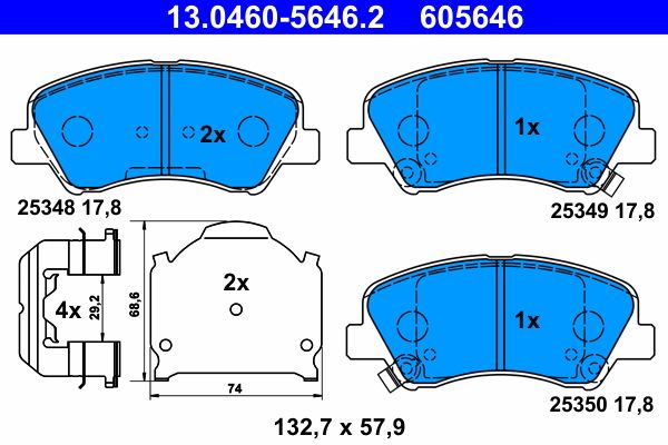Brake Pad Set, disc brake -