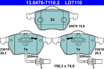Brake Pad Set, disc brake -