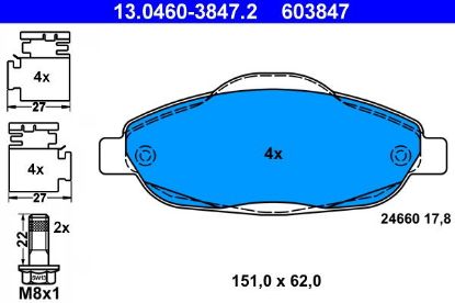 Brake Pad Set, disc brake -
