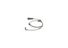Warning Contact, brake pad wear -