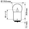 Bulb, direction indicator R5W BA15D 2-klemmi!!!
