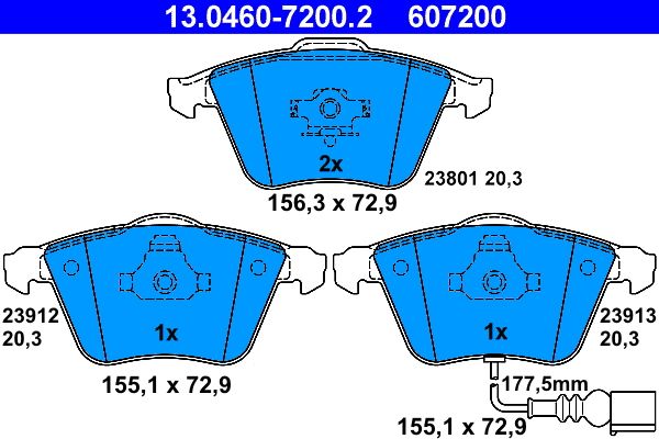 Brake Pad Set, disc brake -