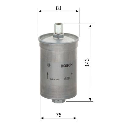 Fuel Filter MERCEDES-BENZ - 000 092 76 01