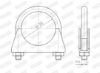 Clamping Piece, exhaust system KLAMBER M8 X 28,0 MM