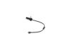 Warning Contact, brake pad wear -