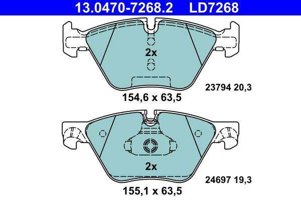 Brake Pad Set, disc brake -