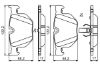 Brake Pad Set, disc brake BMW - 34 21 6 776 937