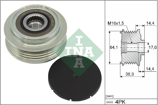 Alternator Freewheel Clutch -