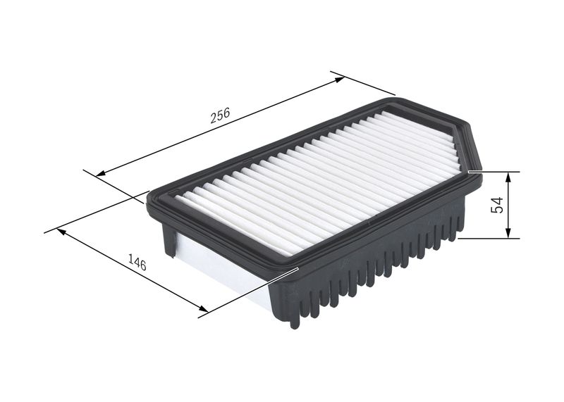 Air Filter HYUNDAI - 28113 1R100, KIA - 28113 B2000