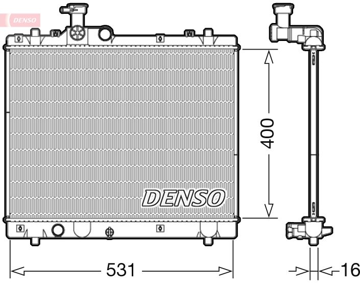 Radiator, engine cooling -