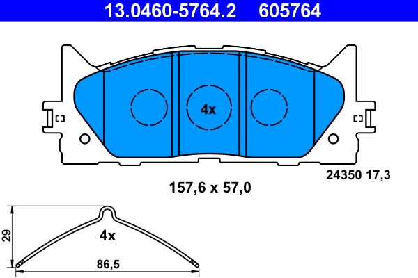 Brake Pad Set, disc brake -