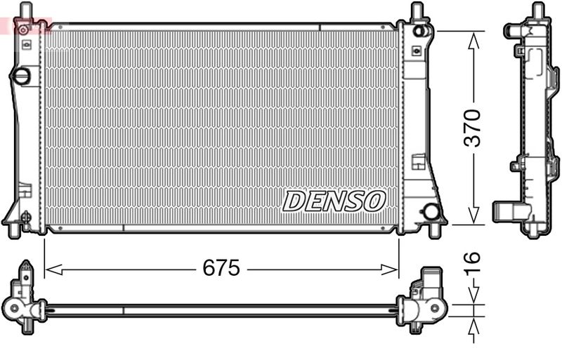 Radiator, engine cooling -