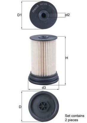 Fuel Filter Chevrolet, Opel komp.2tk.