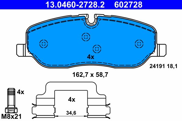 Brake Pad Set, disc brake -