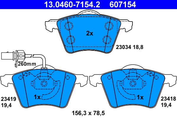 Brake Pad Set, disc brake -