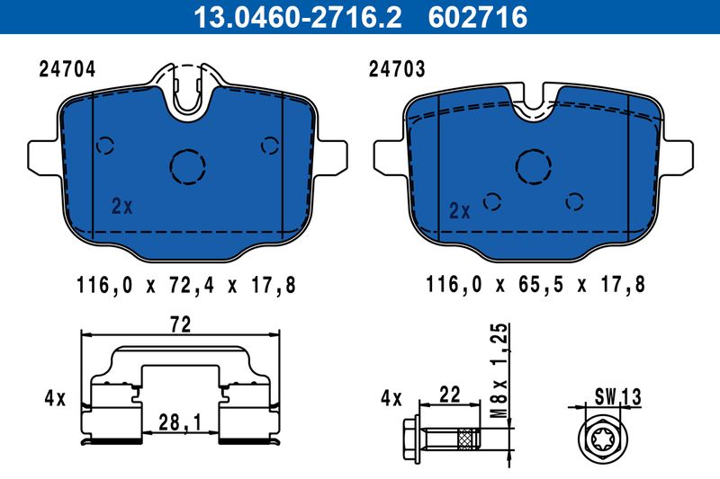 Brake Pad Set, disc brake -