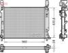 Radiator, engine cooling -