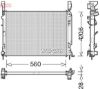 Radiator, engine cooling -