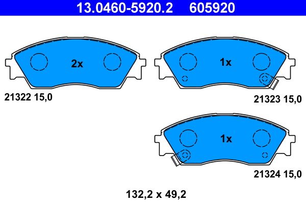Brake Pad Set, disc brake -