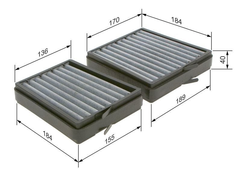Filter, cabin air MERCEDES-BENZ