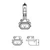 Bulb, front fog light H27W/2 27W PGJ13