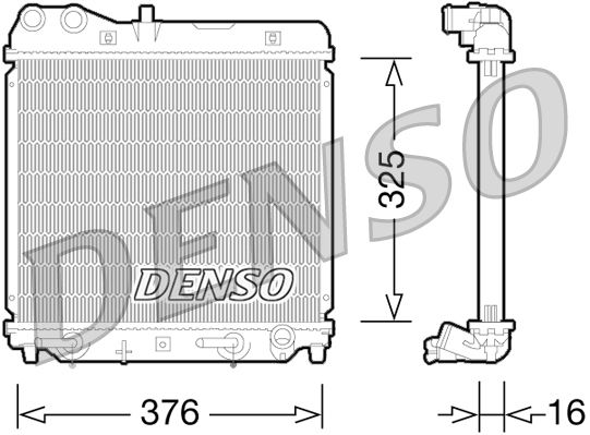 Radiator, engine cooling -