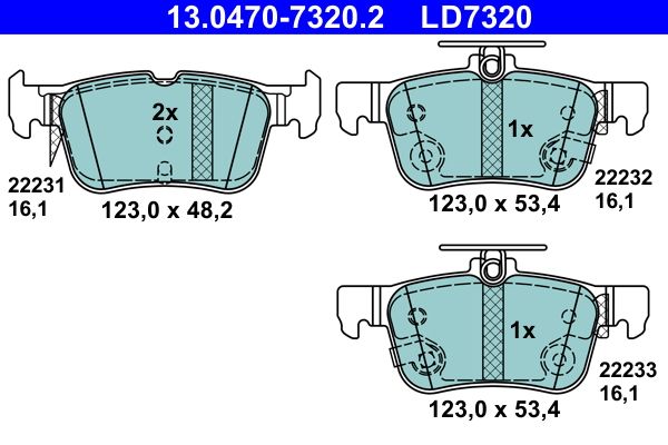 Brake Pad Set, disc brake -