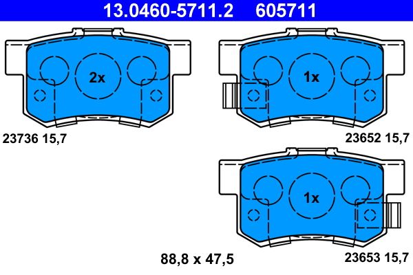 Brake Pad Set, disc brake -