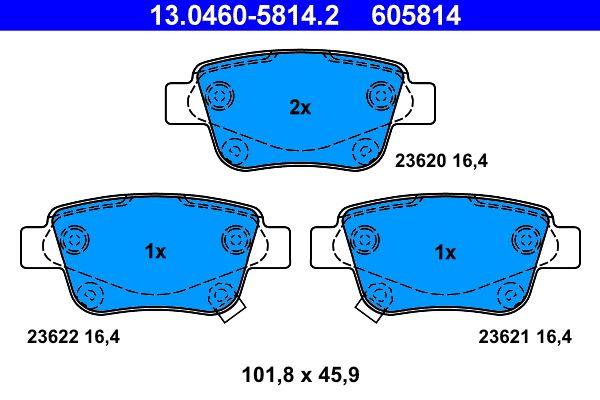 Brake Pad Set, disc brake -