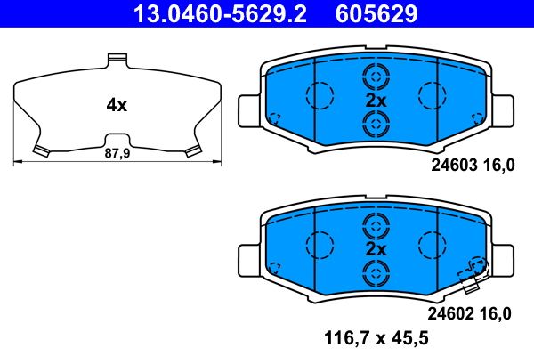 Brake Pad Set, disc brake -