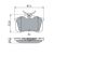 Brake Pad Set, disc brake VAG - 8E0 698 451 E