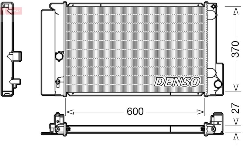 Radiator, engine cooling -