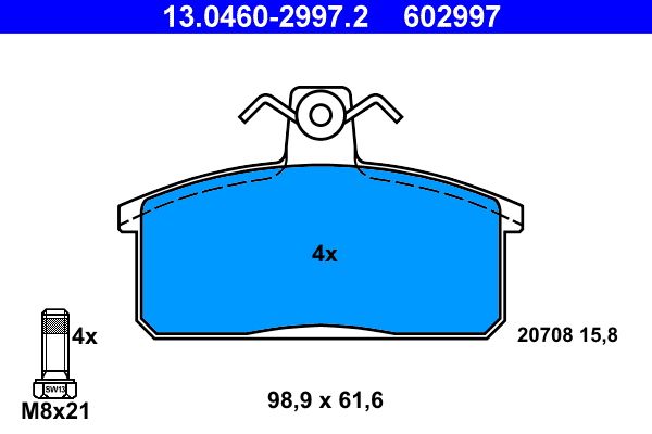 Brake Pad Set, disc brake -