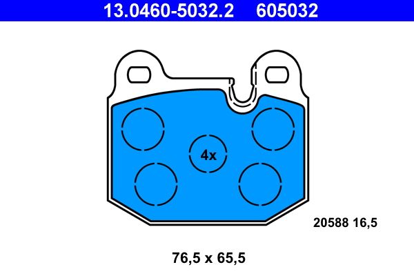 Brake Pad Set, disc brake -